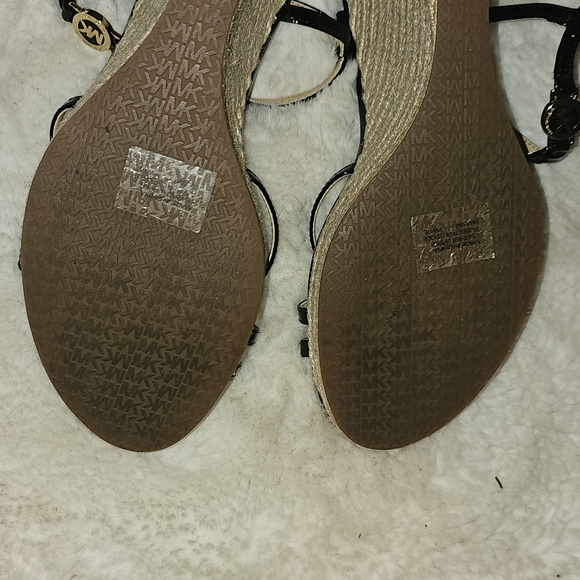 Michael Kors Stapped Wedges - Picture 6 of 9